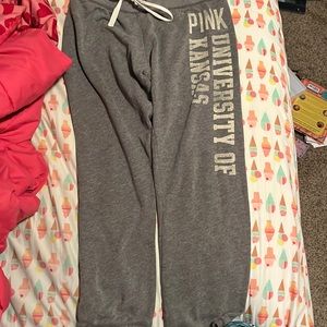 University of Kansas Gray Joggers from PINK